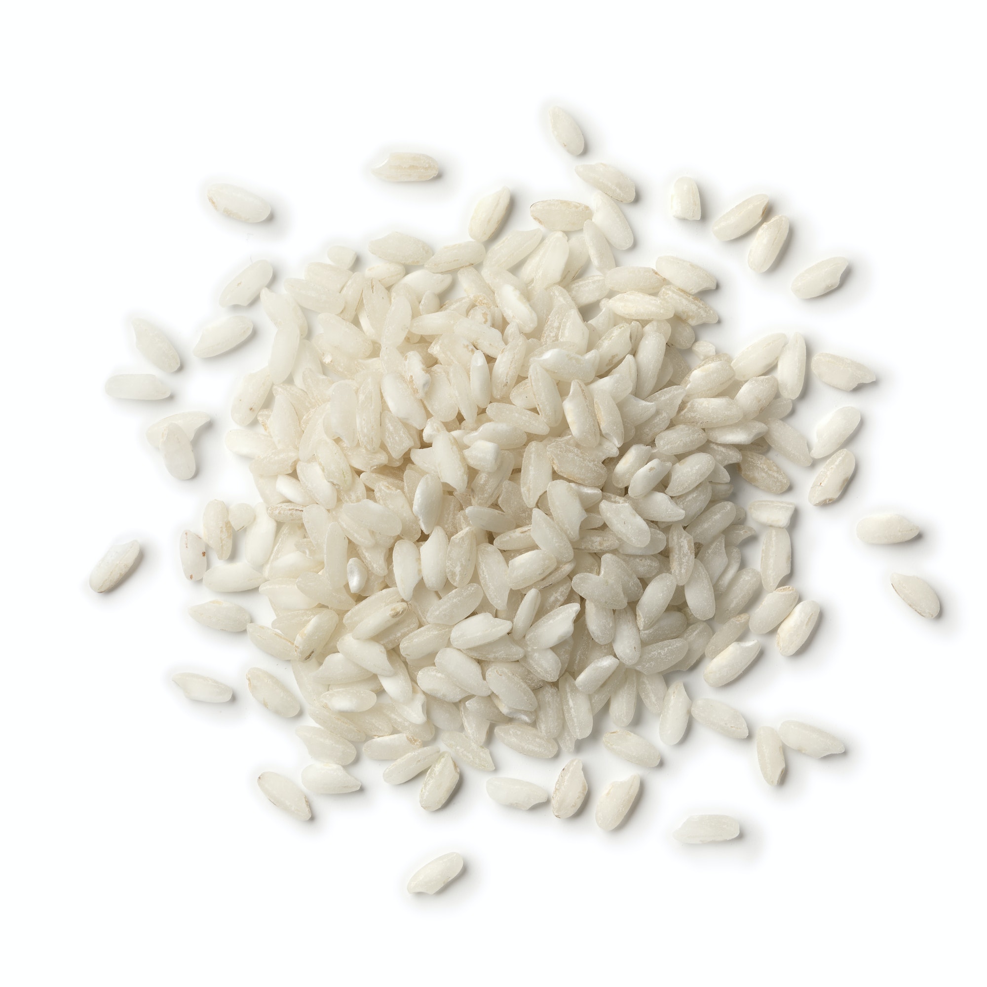 Heap of Carnaroli risotto rice